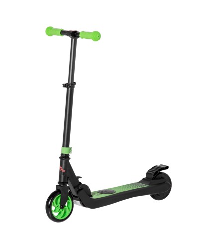 Foldable Electric Scooter for Kids 6+ Years Old Height Adjustable 71x36.5x75-80 cm Black and Green