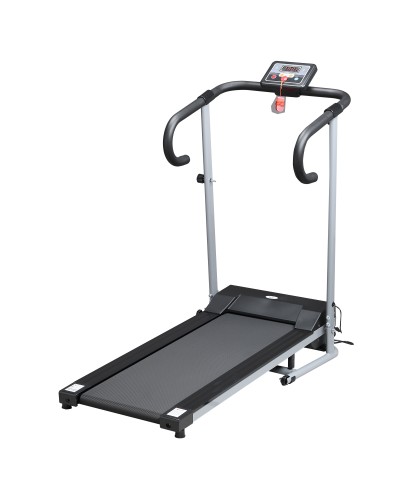  Tapis Roulant Elettrico Pieghevole Salvaspazio e Silenzioso con Velocità Regolabile 1-10km/h e Schermo LCD, per Casa e Ufficio,