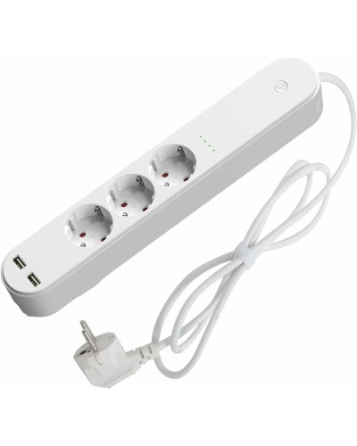 Denver Electronics SHP310U - Multiprise 3 Schuko + USB Recharge - Maison Intelligente
