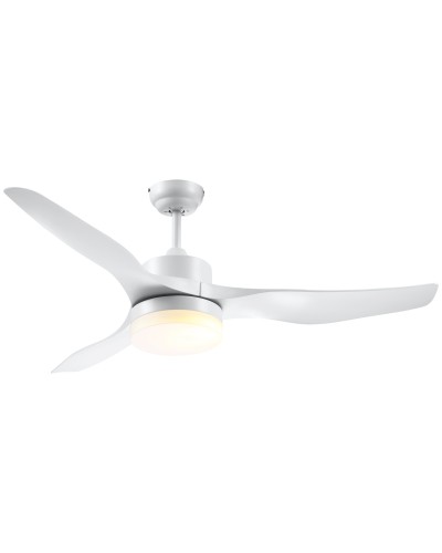 Ceiling Fan with LED Light 3 Modes Remote Control 6 Speeds Φ132x40cm