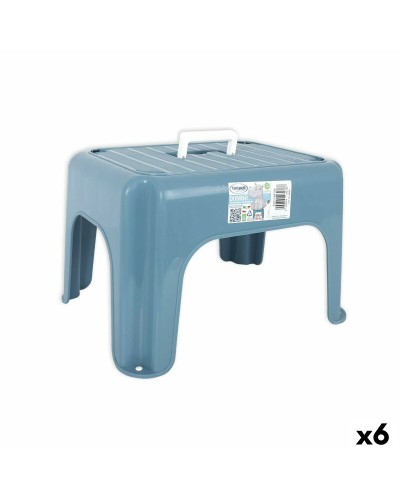 Sittpall Tontarelli Dumbo Blå 38 x 30 x 24 cm Med handtag (6 antal)