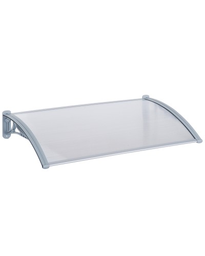 Balcony Canopy Awning for Door, Window and Outdoor Use 140 × 70 × 21cm Transparent