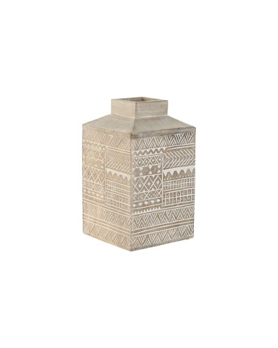 Vase ESPRIT en Bois de Manguier Naturel 18 x 18 x 30,5 cm
