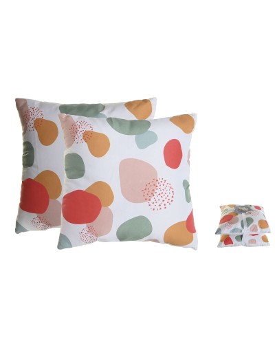 Set med dynor Home ESPRIT Tropiskt 45 x 8 x 45 cm (2 antal)