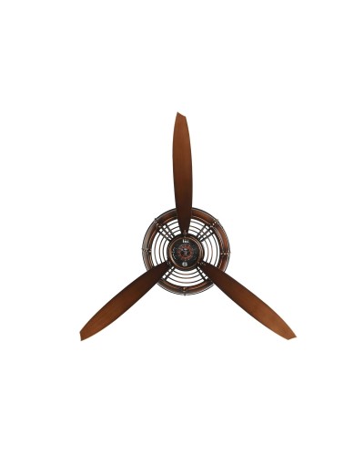 Horloge Murale ESPRIT Cuivre | Design Hélice | Dimensions : 75,5 x 8 x 75 cm
