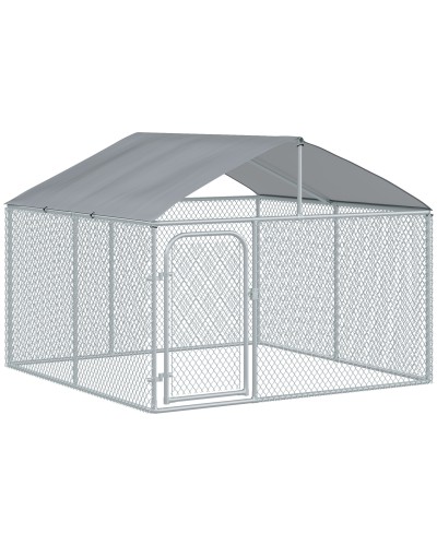 Outdoor Dog & Pet Playpen with Waterproof Cover, 230x230x175 cm