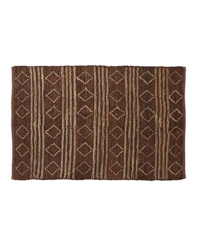 Tapijt Home ESPRIT Bruin Ruiten 120 x 180 x 1 cm