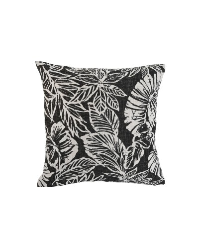 Cojín Decorativo ESPRIT Negro y Blanco Estampado, 45x15x45 cm
