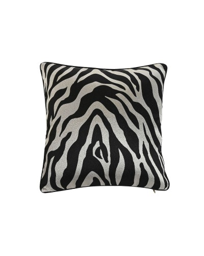 Coussin décoratif ESPRIT noir et doré 45 x 15 x 45 cm
