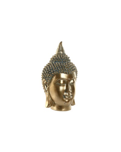 Dekorative Buddha Statue Orientalisch ESPRIT, Goldfarben, 16 x 15,5 x 28 cm
