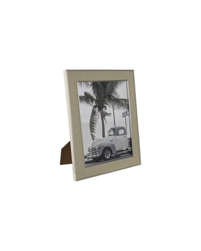 Fotolijsten Home ESPRIT Zilverkleurig Kristal polyestyreen 25,5 x 1,5 x 30,5 cm