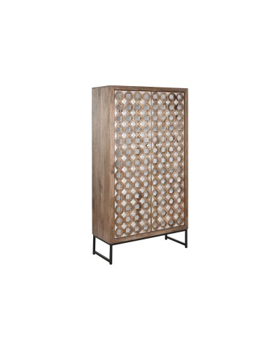 Armario ESPRIT Marrón Negro 90x38x170 cm Organizador Elegante para Dormitorio
