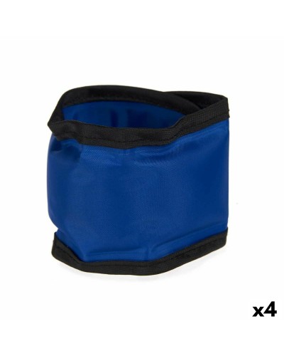 Hondenhalsband Blauw Zwart PVC Gel 6,3 x 1 x 30 cm Koelvloeistof (4 Stuks)