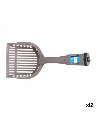 Kotbeutel-Schaufel Anthrazit Kunststoff | Praktisch und Hygienisch | Für Haustiere | Spender für Beutel (12 Stück)
