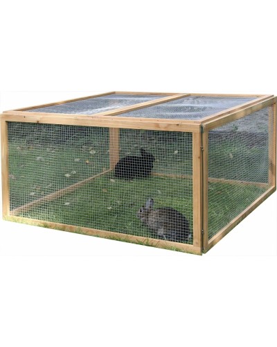 Jaula Kerbl Extra Grande 120x59x77 cm, Espaciosa y Cómoda para Roedores y Pequeños Animales.
