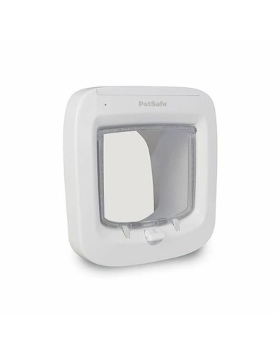 Puerta para mascotas PetSafe, Blanco, Puerta de 4 direcciones para Ani.
