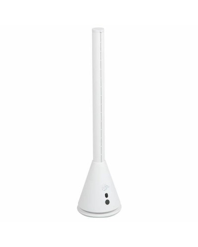 Ventilador de Pie FARELEK 20W Blanco: Refrescamiento silencioso para ambientes domésticos.
