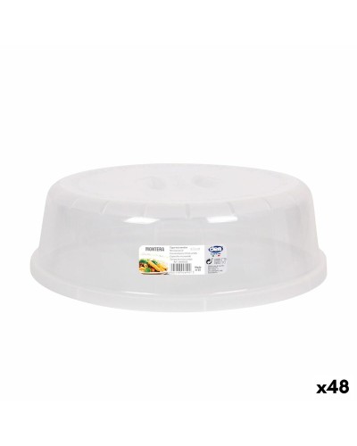 Deksel voor magnetron Dem Montera Transparant Plastic 24 x 24 x 7 cm (48 Stuks)