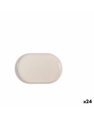 Tablett La Mediterránea Ivory Oval (20 x 13 x 2 cm) - 24er Pack
