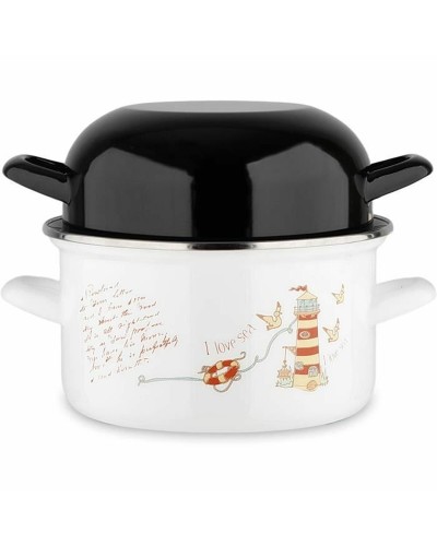 Vuoka Baumalu Emaloitu teräs Valkoinen Ø 20 cm