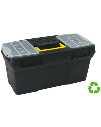 Boîte à Outils Archivo 2000 - Noir - 19 x 39 x 18 cm - Avec Compartiments
