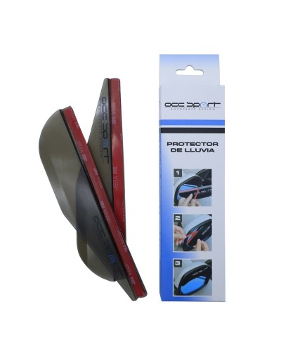 Regnskydd för backspegel OCC Motorsport OCCDEC020 Rök Universal 2 Delar