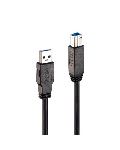 Lindy Cable USB A - USB B 2.0, 10m, Negro - Impresora, Escáner
