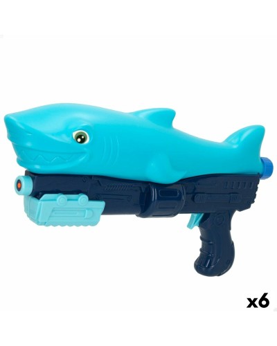 Colorbaby Shark Water Gun - Set of 6 Units 32cm - Summer Games
