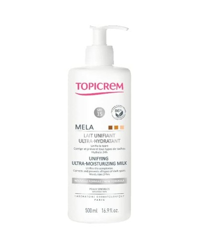 Topicrem Mela Leche Corporal Antimanchas Hidratante 24h - 500ml
