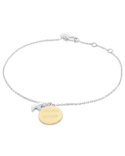 Pulsera de Mujer Secrecy B3746CDAWW900 Plata, Longitud Ajustable 17-20 cm
