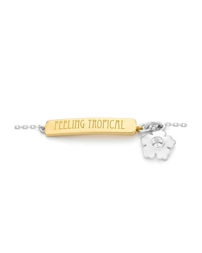 Breil Women's Bracelet Secrecy Silver White Crystals Adjustable 17-20cm
