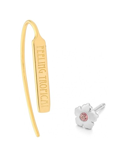 Boucles d'Oreilles Femme Secrecy Argent Pur 925 Pendantes 3cm - Élégantes et Raffinées
