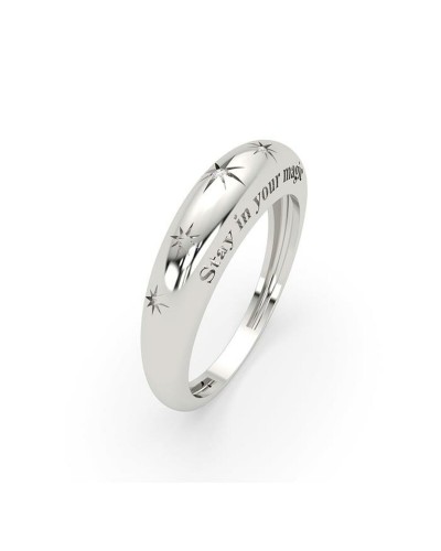 Anillo de Mujer Secrecy RE295CDAWAP16 Plata, Cristales - Talla 16
