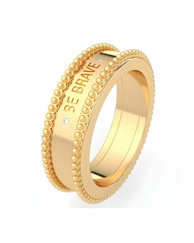 Damenring Secrecy Silber 925 Zirkonia Weiß Größe 12 - Elegant & Raffiniert
