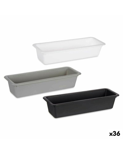 Plateau à couverts antidérapant en caoutchouc polypropylène | 8,5 x 5 x 24 cm | 36 unités
