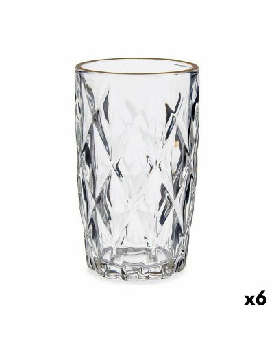 Glas Gyllene Transparent Glas 6 antal (340 ml)