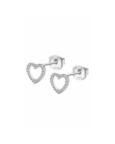 Lotus Pendientes Mujer LP3670-4/1 Acero Plata Cristales
