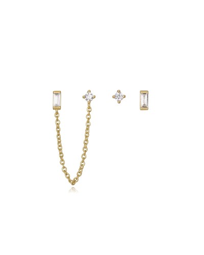 Viceroy Orecchini Argento 925 Donna - Cerchi con Cristalli - Eleganti e Luminosi
