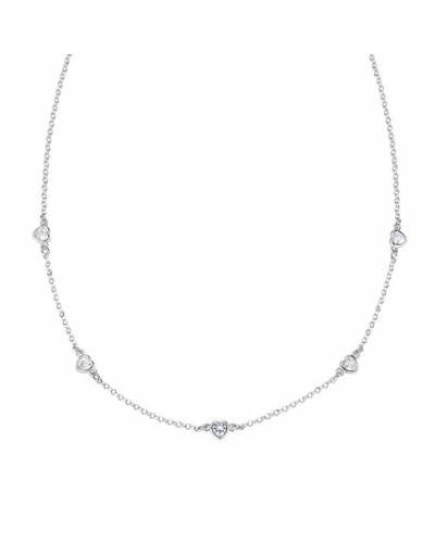 Amen Women's Necklace Rosary Silver 925 Zirconia - Elegant Gift Idea
