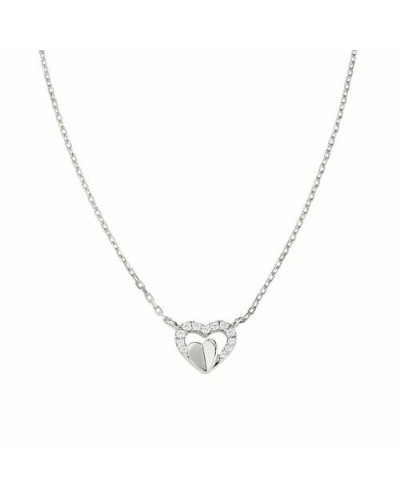 Amen Collier Femme BRHPBBZ Rosaire Cristaux Noirs - Élégant et Lumineux
