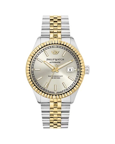 Philip Watch Blaze Argenté : Montre Homme Chronographe Acier Inoxydable
