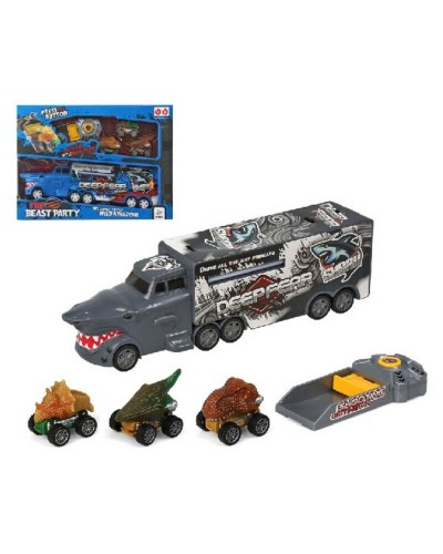 Camion Transport Voitures The Beast Party - 35x26cm - Camion Porte-Voitures Jouet
