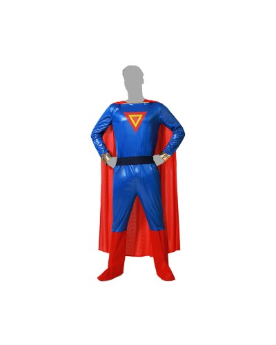 Costume Adulte Bleu Héros de Bande Dessinée - Déguisement Cosplay Super-héros
