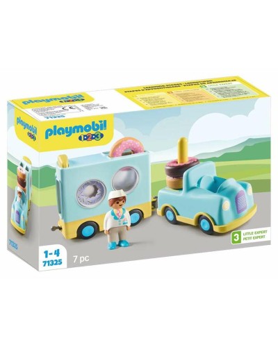 Playset Playmobil 71325 Lastbil Donut 7 Delar
