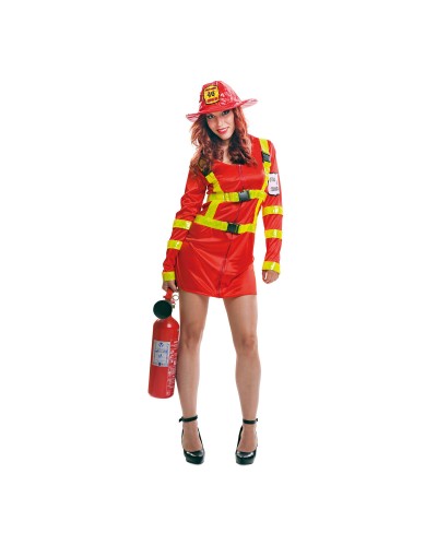 My Other Me Costume Pompiere Femme XXXL - Déguisement Adultes
