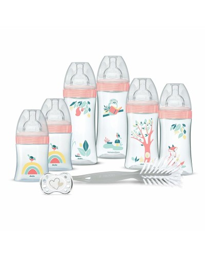 Dodie Set Biberon Rosa Neonato (0+ mesi) - 8 Pezzi Anticolica
