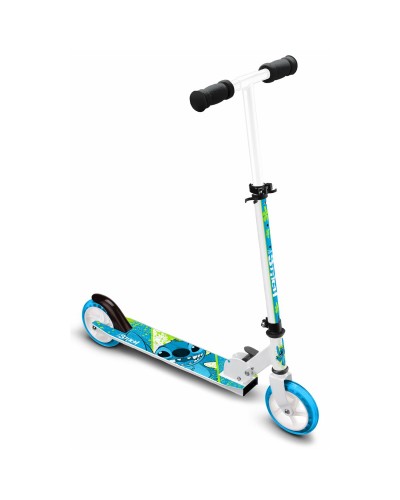 Monopattino Disney Stitch Azzurro - Pieghevole, Regolabile, Bambino
