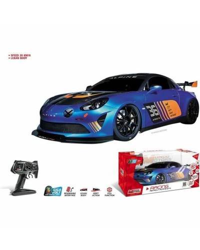 Radiostyrd bil Mondo Alpine A110 GT4 R / C 1:10 Turkos