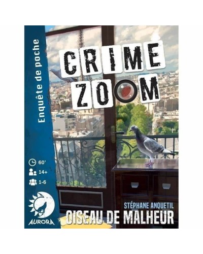Bordspel Asmodee Crime Zoom : Oiseau de Malheur (FR)