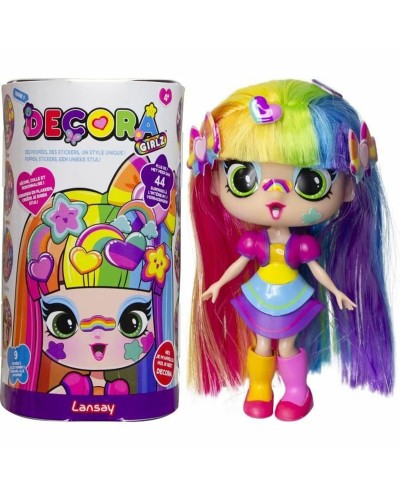 Lansay Decora Girl - Poupée à Décorer et à Personnaliser

